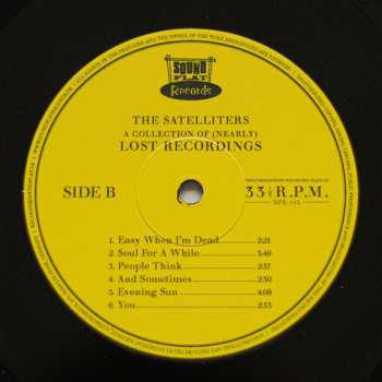 LP The Satelliters: A Collection Of (Nearly) Lost Recordings