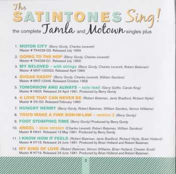 CD The Satintones: The Satintones Sing! The Complete Tamla And Motown Singles Plus LTD