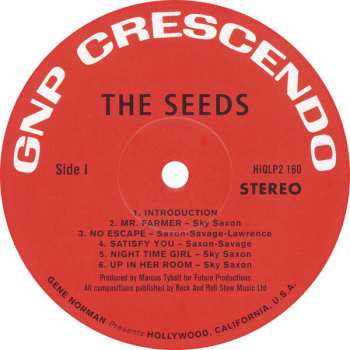 2LP The Seeds: Raw & Alive · Merlin's Music Box · The Seeds In Concert DLX