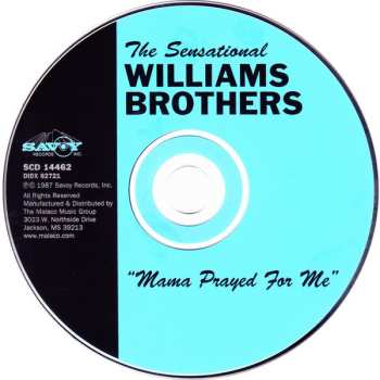 CD The Williams Brothers: Mama Prayed For Me