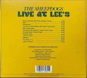 CD The Sheepdogs: Live At Lee’s 