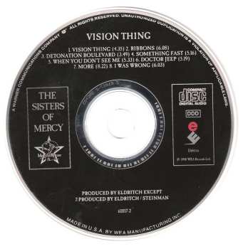 CD The Sisters Of Mercy: Vision Thing