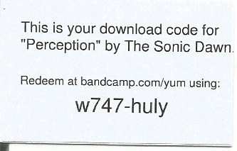 LP The Sonic Dawn: Perception  LTD