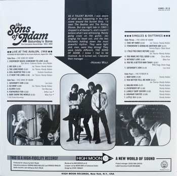 2LP The Sons Of Adam: Saturday's Sons | The Complete Recordings: 1964​-​1966