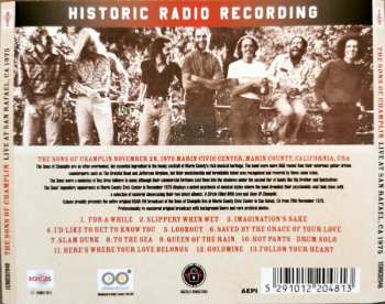 CD The Sons Of Champlin: Live San Rafael, CA 1975
