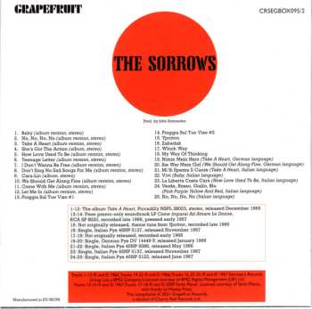 4CD/Box Set The Sorrows: Pink Purple Yellow And Red The Complete Sorrows