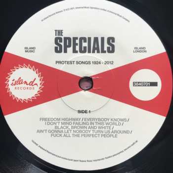 LP The Specials: Protest Songs 1924-2012 LTD
