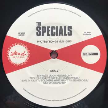 LP The Specials: Protest Songs 1924-2012 LTD