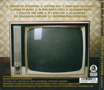CD The Split Seconds: Center Of Attention