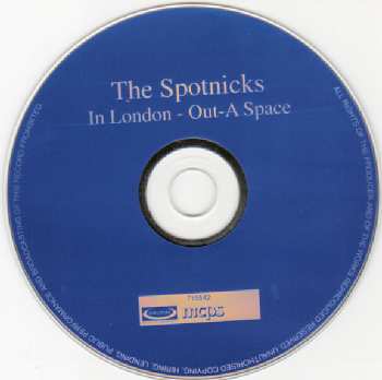 CD The Spotnicks: Out-a-Space, The Spotnicks In London