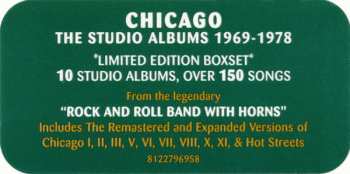 10CD/Box Set Chicago: The Studio Albums 1969-1978 LTD