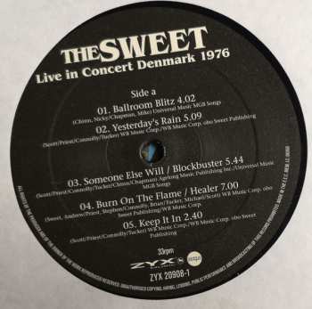LP The Sweet: Live In Concert Denmark 1976