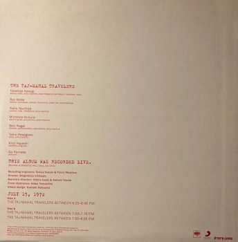 LP The Taj-Mahal Travellers: July 15, 1972 LTD