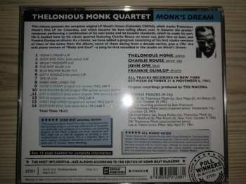 CD The Thelonious Monk Quartet: Monk's Dream