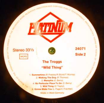 LP The Troggs: Wild Thing