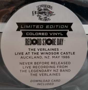 2LP The Verlaines: Live At The Windsor Castle, 1986 CLR | LTD