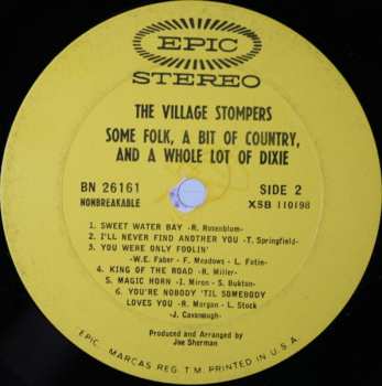 CD The Village Stompers: Some Folk A Bit Of Country & A Whole Lot Of Dixie