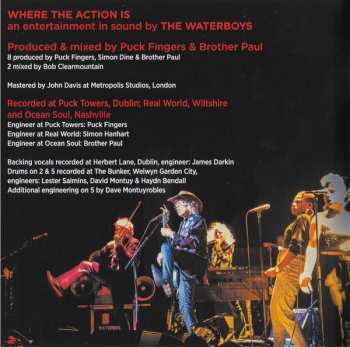 2CD The Waterboys: Where The Action Is DLX