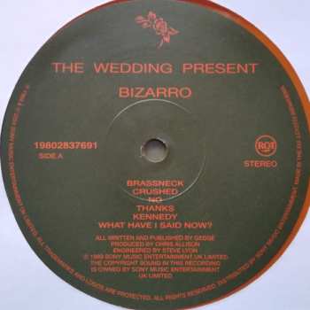 LP The Wedding Present: Bizarro CLR