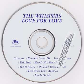 CD The Whispers: Love For Love