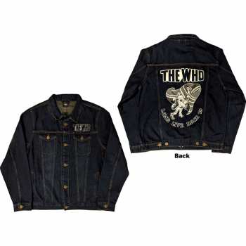 Merch The Who: The Who Unisex Denim Jacket: Long Live Rock (back Print) (small) S