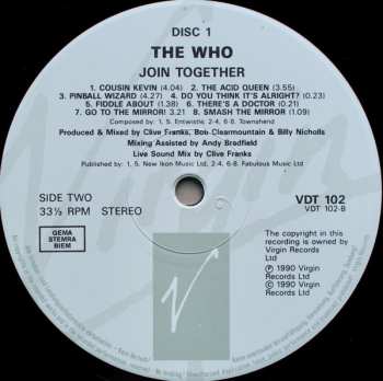 3LP/Box Set The Who: Join Together