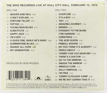 2CD The Who: Live At Hull 1970 DLX