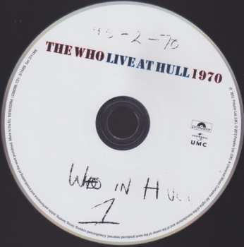2CD The Who: Live At Hull 1970 DLX