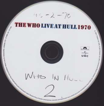 2CD The Who: Live At Hull 1970 DLX