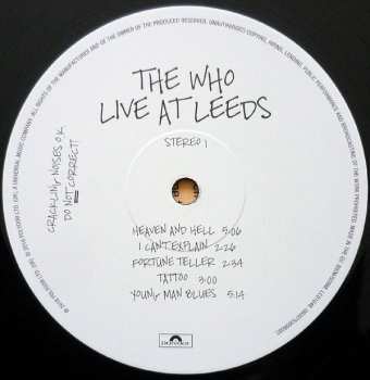 3LP The Who: Live At Leeds DLX | LTD