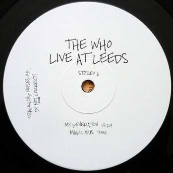 3LP The Who: Live At Leeds DLX | LTD