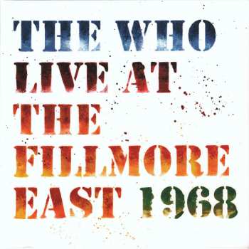 3LP The Who: Live At The Fillmore East 1968