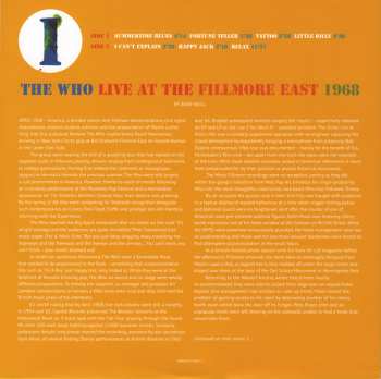 3LP The Who: Live At The Fillmore East 1968