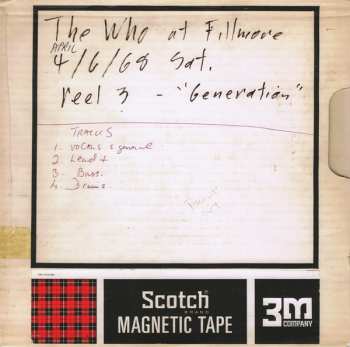 3LP The Who: Live At The Fillmore East 1968