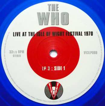 3LP The Who: Live At The Isle Of Wight Festival 1970 CLR