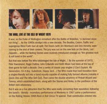 2CD/DVD The Who: Live At The Isle Of Wight Festival 1970
