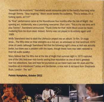 2CD/DVD The Who: Live At The Isle Of Wight Festival 1970