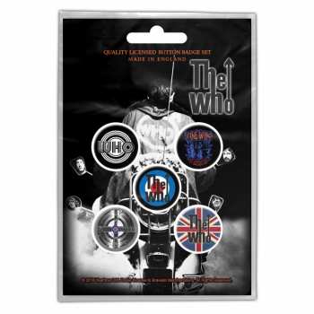 Merch The Who: Súprava Odznakov Quadrophenia 