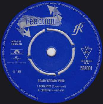 5SP/Box Set The Who: The Reaction Singles (1966) LTD