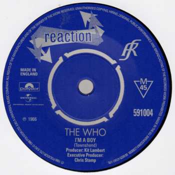 5SP/Box Set The Who: The Reaction Singles (1966) LTD