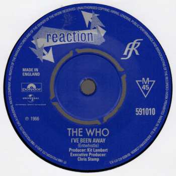 5SP/Box Set The Who: The Reaction Singles (1966) LTD
