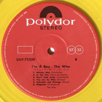 LP The Who: I'm A Boy / アイム・ア・ボーイ CLR | LTD