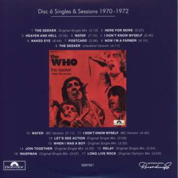 10CD/Box Set/Blu-ray The Who: Who's Next | Life House DLX | LTD