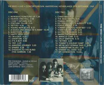 2CD The Who: Live In Amsterdam 1969