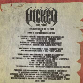 CD The Wicked: Sonic Scriptures Of The End Times Or Songs To Have Your Nightmares With