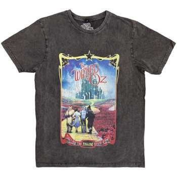 Merch The Wizard Of Oz: Stone Wash Tričko Yellow Brick Road