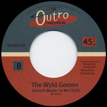 SP The Wyld Gooms: You Did Me Wrong / Doesn't Matter To Me