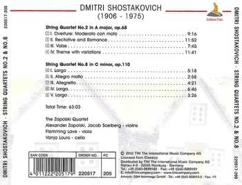 CD Dmitri Shostakovich: String Quartets No.2 & No.8