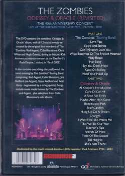 DVD The Zombies: Odessey & Oracle {Revisited}: The 40th Anniversary Concert - Live At The Shepherd's Bush Empire, London, 2008
