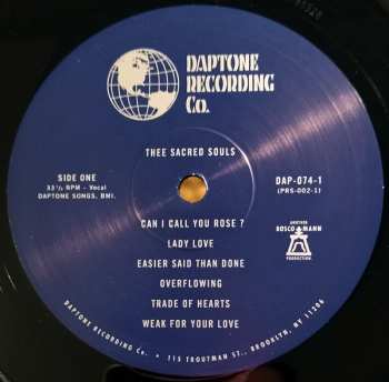 LP Thee Sacred Souls: Thee Sacred Souls